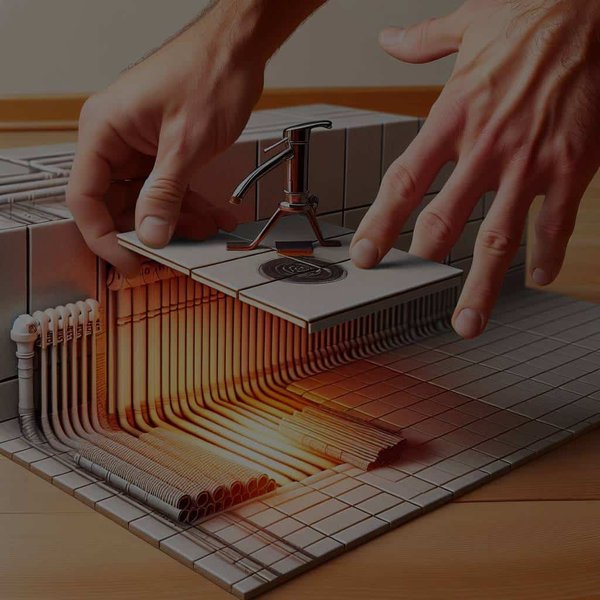 Quelle est la meilleure manière de poser du carrelage sur un plancher chauffant ?