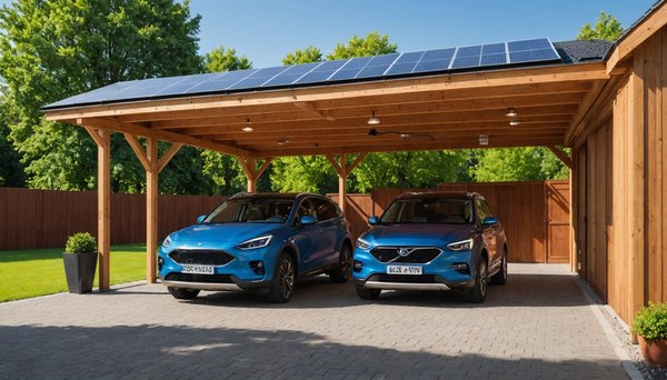 Carport solaire en bois : alliez esthétique et durabilité
